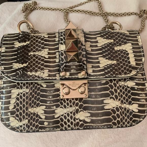 VALENTINO snakeskin handbag